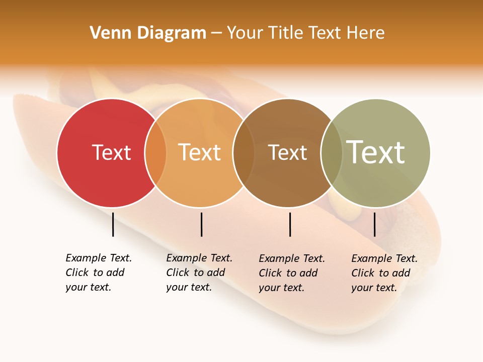 Ketchupamerican Barbecuebeef Bread Bun Calorie Delicious Frankfurter Eat PowerPoint Template