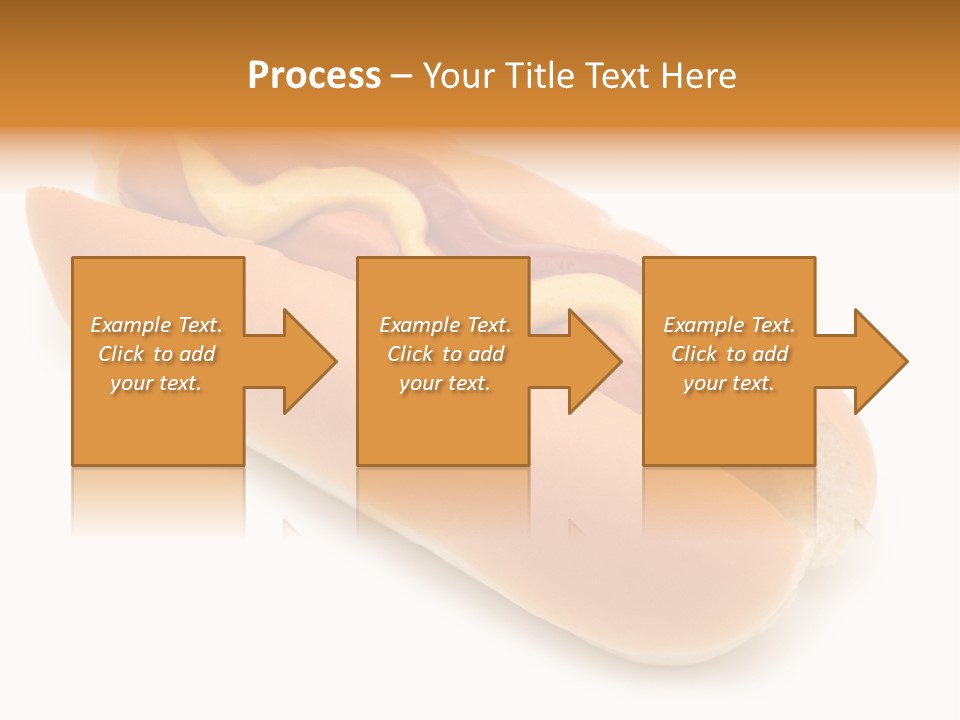 Ketchupamerican Barbecuebeef Bread Bun Calorie Delicious Frankfurter Eat PowerPoint Template