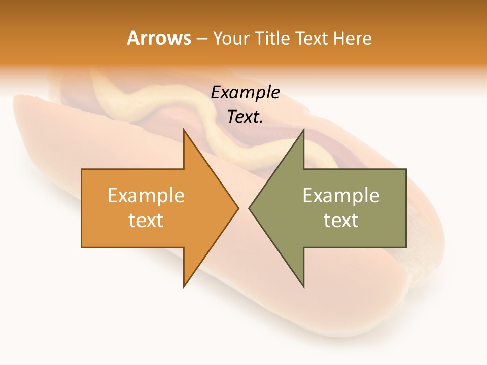 Ketchupamerican Barbecuebeef Bread Bun Calorie Delicious Frankfurter Eat PowerPoint Template