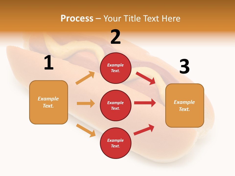 Ketchupamerican Barbecuebeef Bread Bun Calorie Delicious Frankfurter Eat PowerPoint Template
