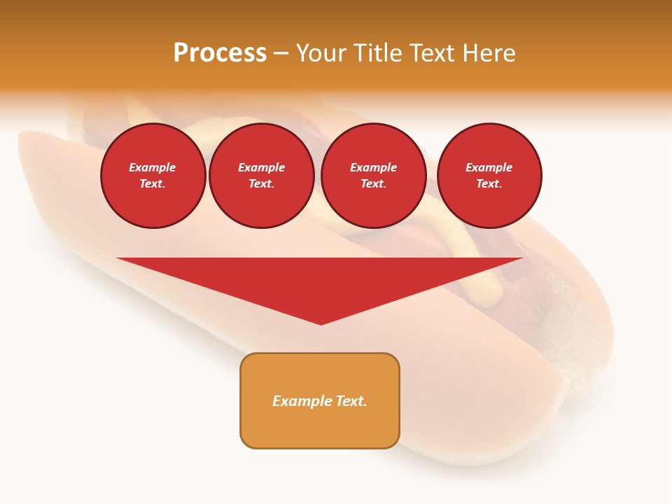 Ketchupamerican Barbecuebeef Bread Bun Calorie Delicious Frankfurter Eat PowerPoint Template