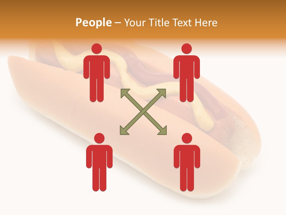 Ketchupamerican Barbecuebeef Bread Bun Calorie Delicious Frankfurter Eat PowerPoint Template