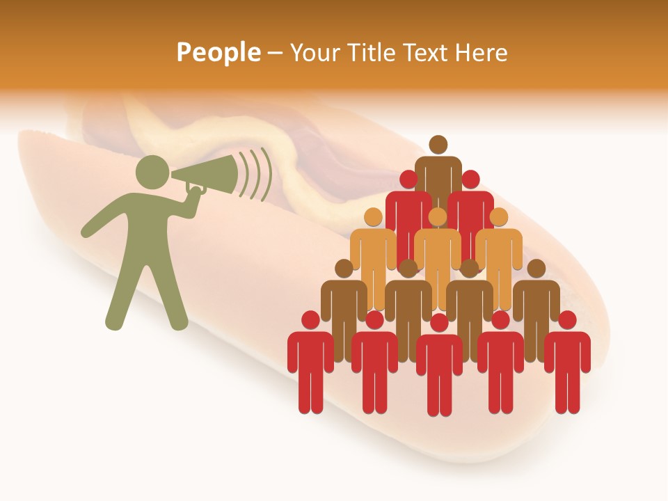 Ketchupamerican Barbecuebeef Bread Bun Calorie Delicious Frankfurter Eat PowerPoint Template