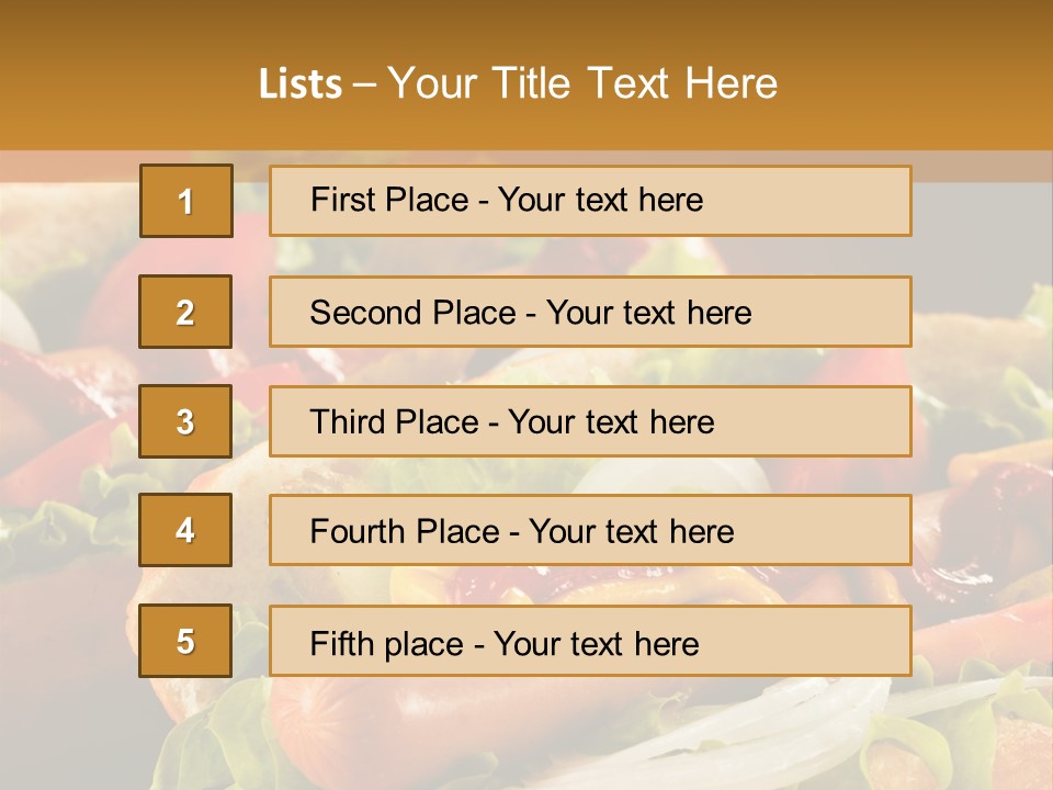 Big Meat Spicy PowerPoint Template