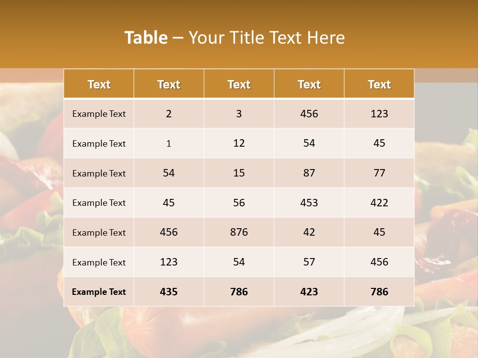Big Meat Spicy PowerPoint Template
