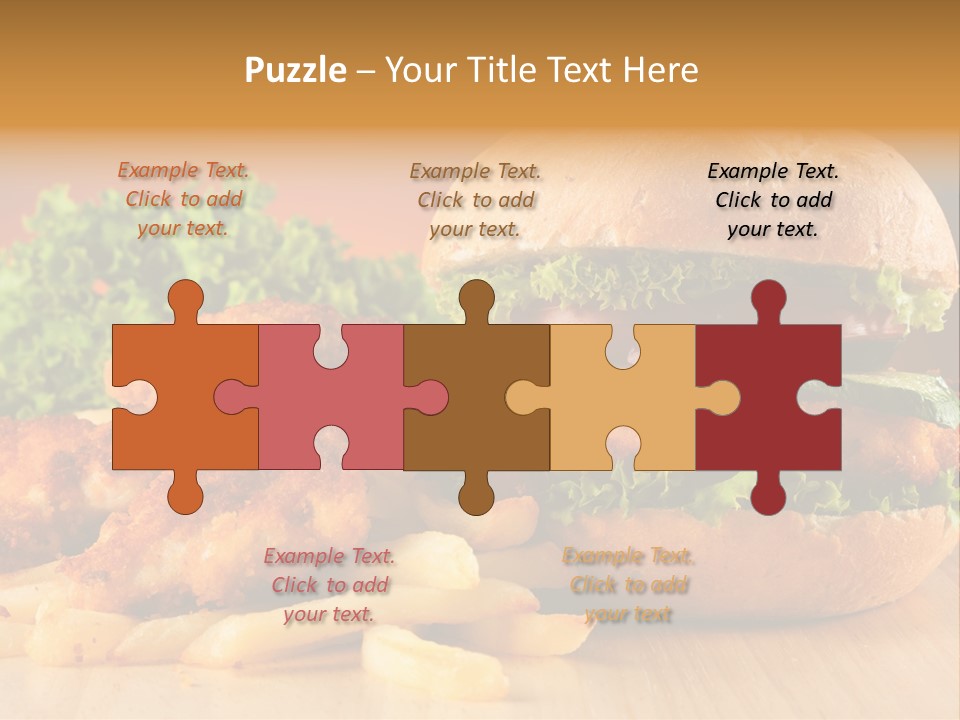 American Grill Fresh PowerPoint Template