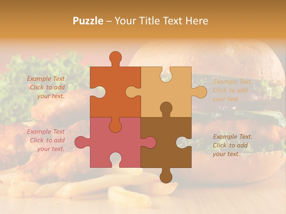 American Grill Fresh PowerPoint Template