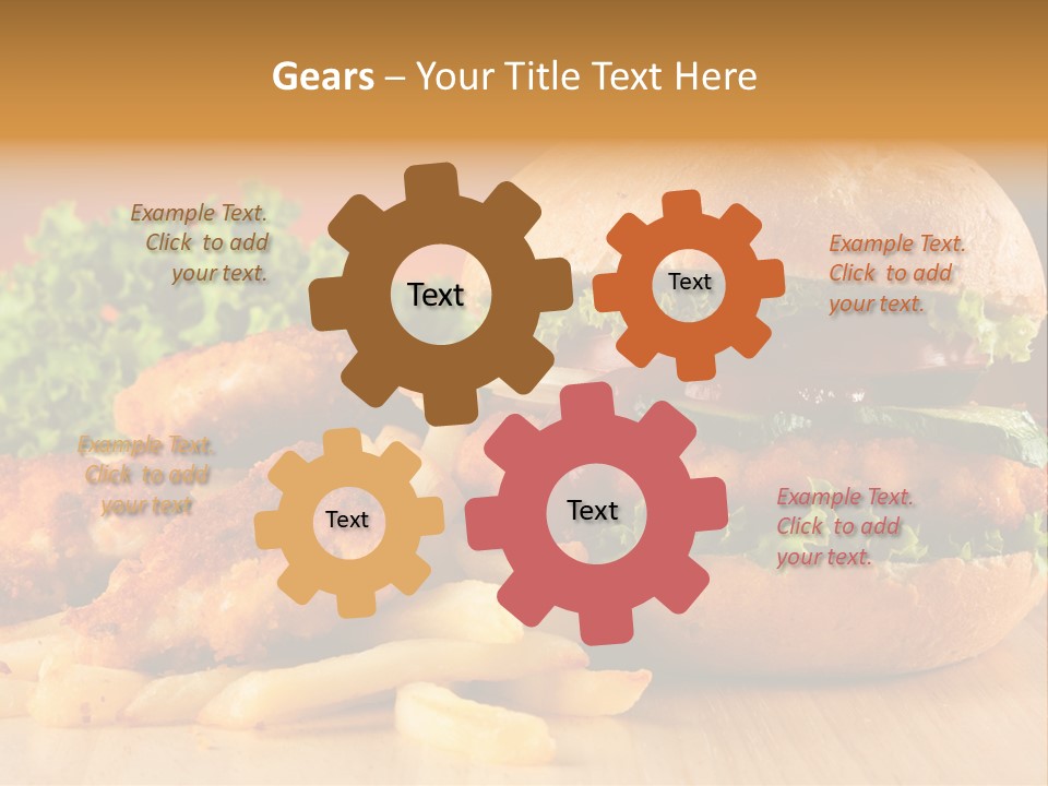 American Grill Fresh PowerPoint Template