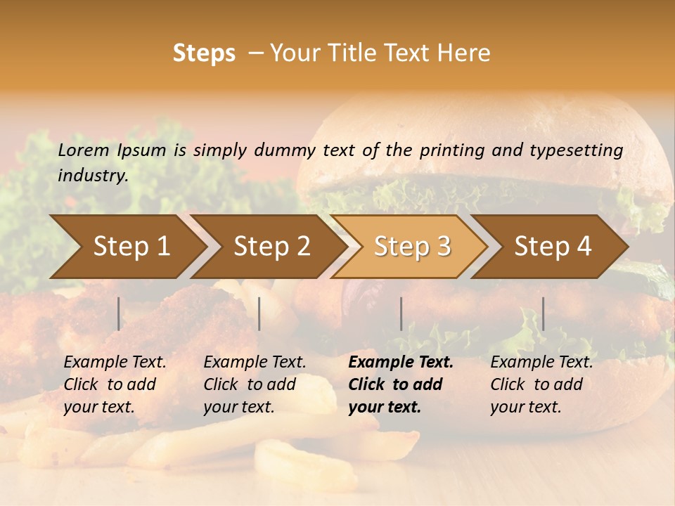 American Grill Fresh PowerPoint Template