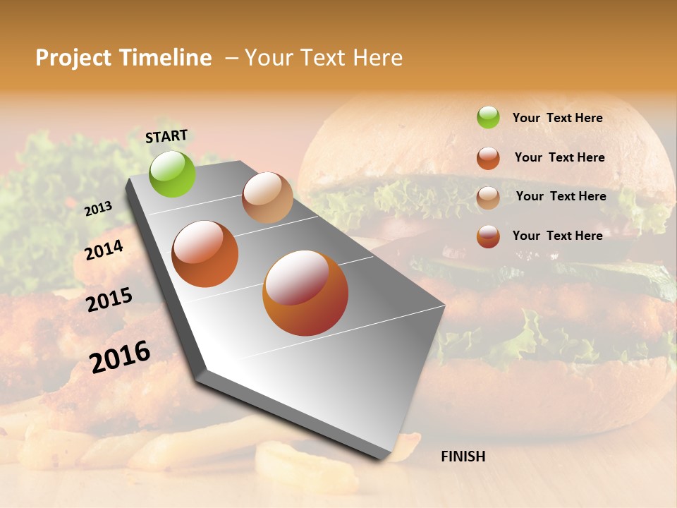 American Grill Fresh PowerPoint Template