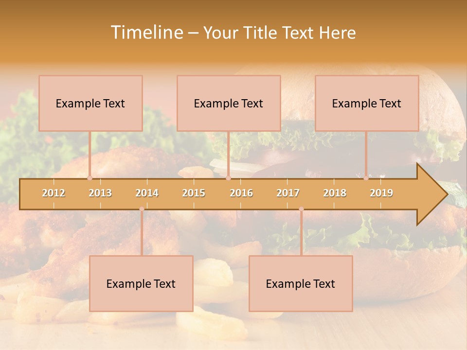 American Grill Fresh PowerPoint Template