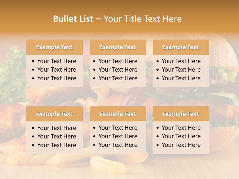 American Grill Fresh PowerPoint Template