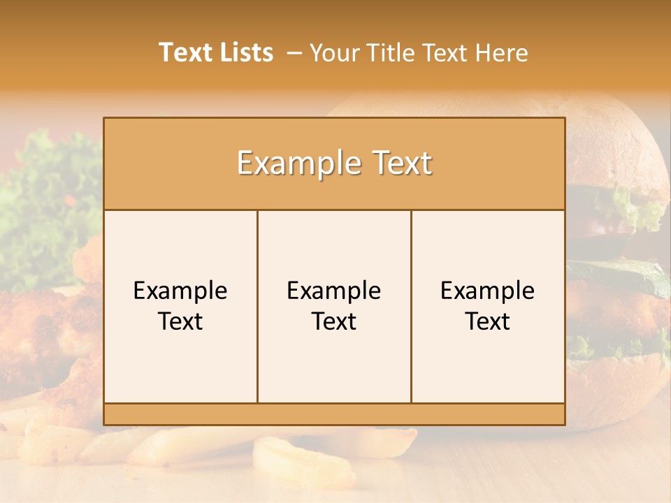 American Grill Fresh PowerPoint Template