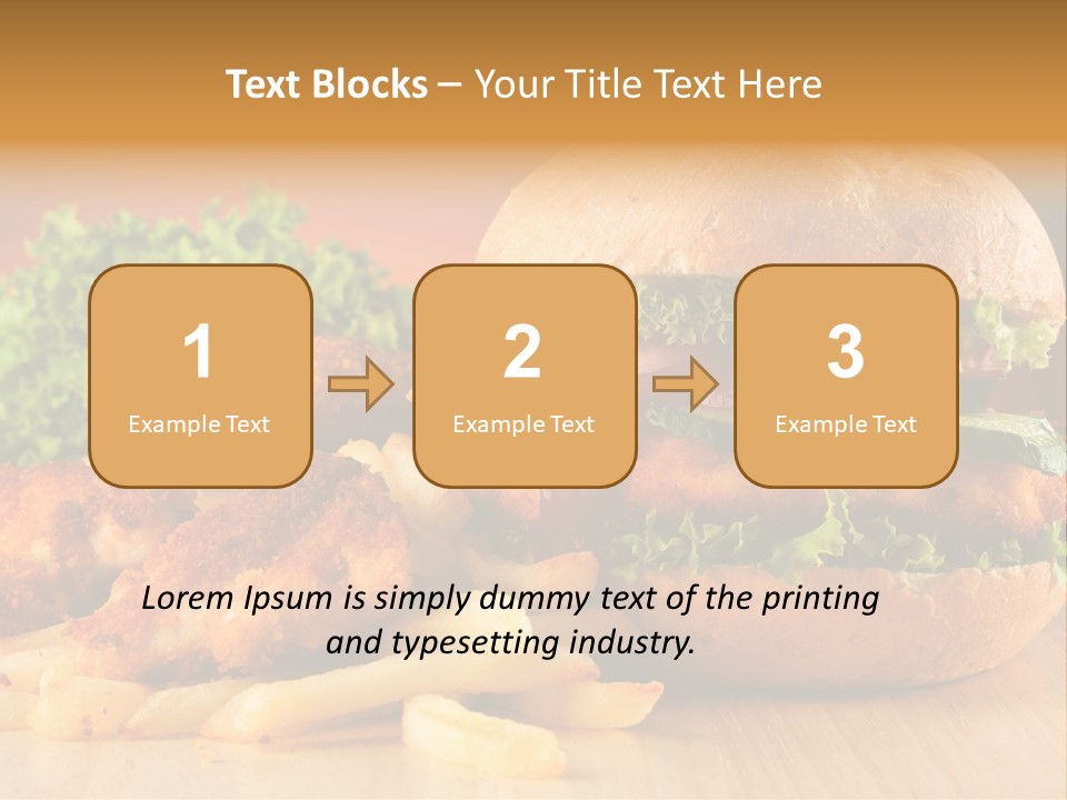 American Grill Fresh PowerPoint Template