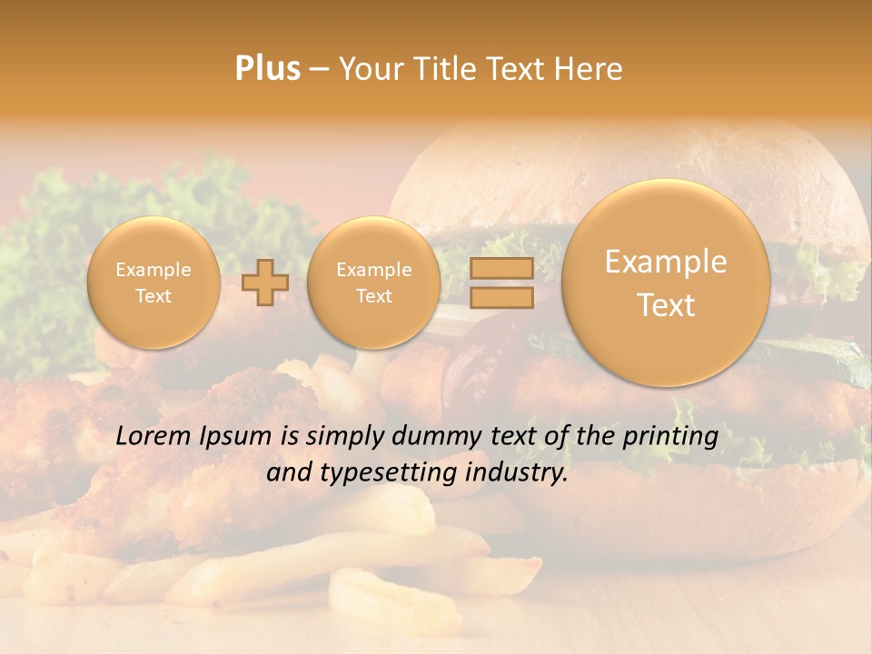 American Grill Fresh PowerPoint Template
