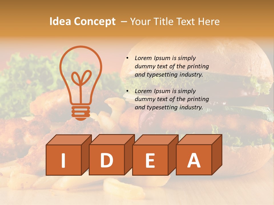 American Grill Fresh PowerPoint Template