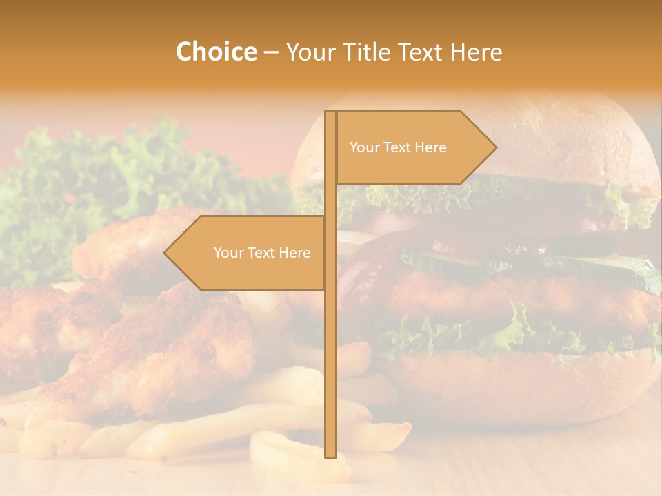 American Grill Fresh PowerPoint Template