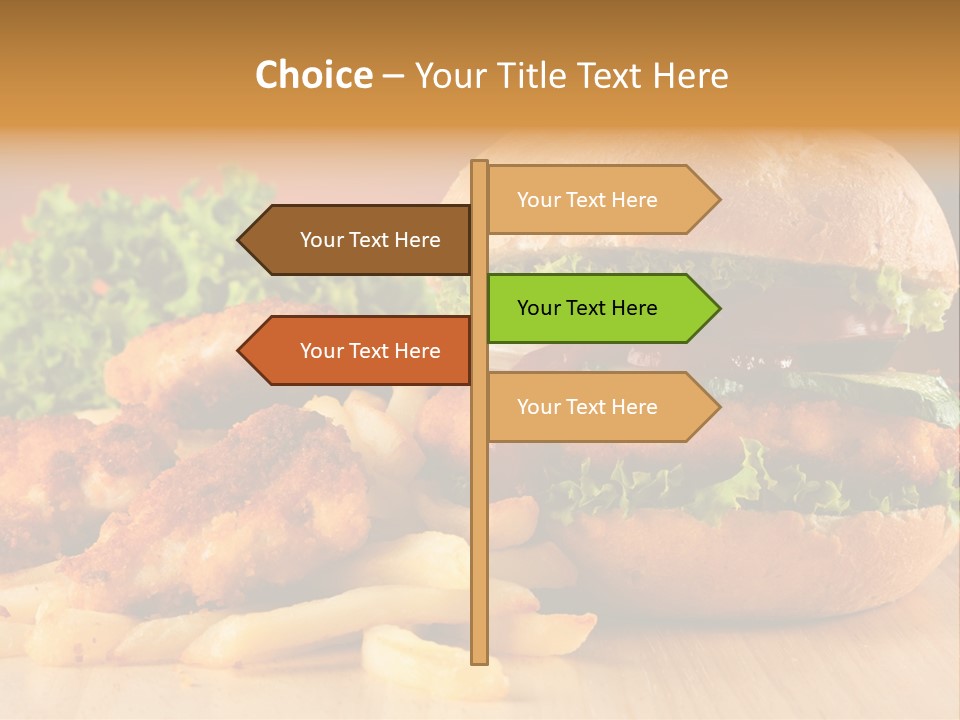 American Grill Fresh PowerPoint Template