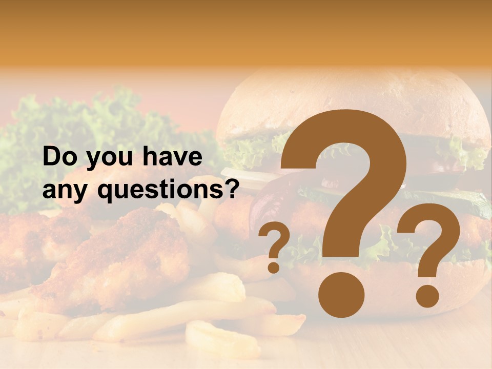 American Grill Fresh PowerPoint Template