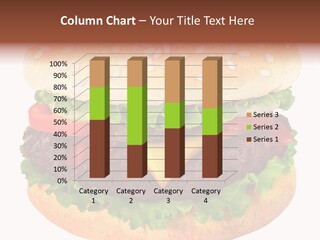 Burger Background Unhealthy PowerPoint Template