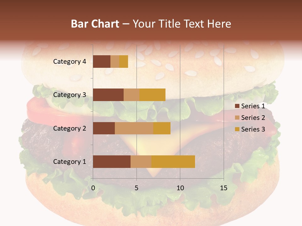 Burger Background Unhealthy PowerPoint Template