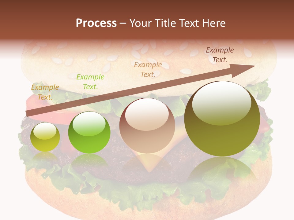 Burger Background Unhealthy PowerPoint Template