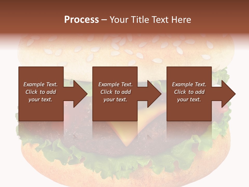 Burger Background Unhealthy PowerPoint Template