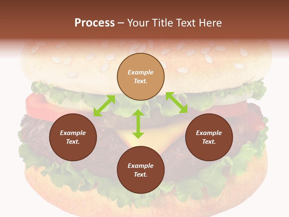 Burger Background Unhealthy PowerPoint Template