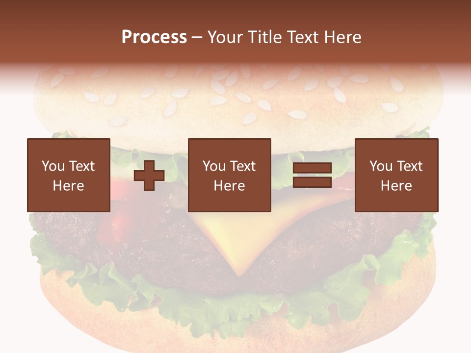 Burger Background Unhealthy PowerPoint Template