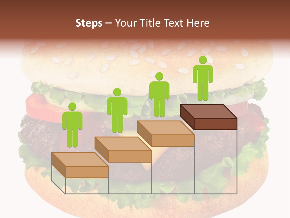 Burger Background Unhealthy PowerPoint Template