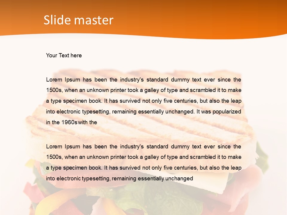 Colorful Cheese Nutrition PowerPoint Template