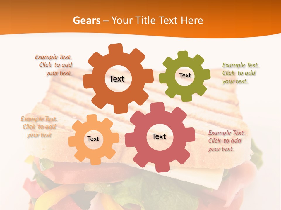 Colorful Cheese Nutrition PowerPoint Template