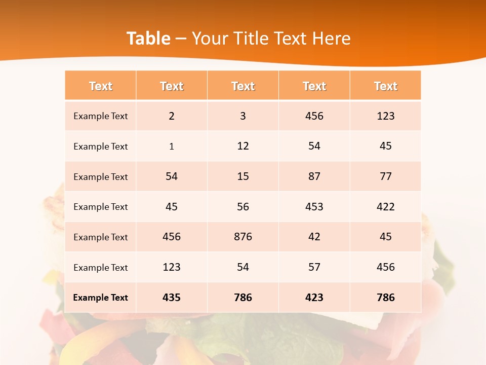 Colorful Cheese Nutrition PowerPoint Template