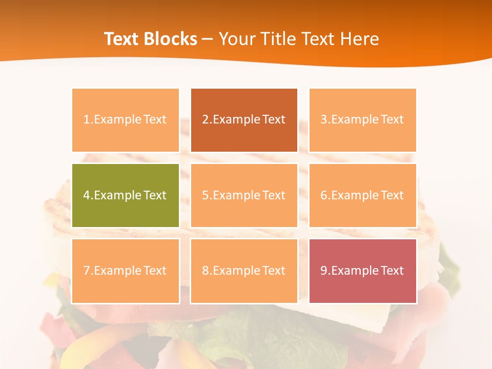 Colorful Cheese Nutrition PowerPoint Template