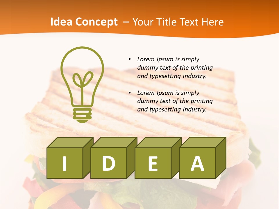 Colorful Cheese Nutrition PowerPoint Template