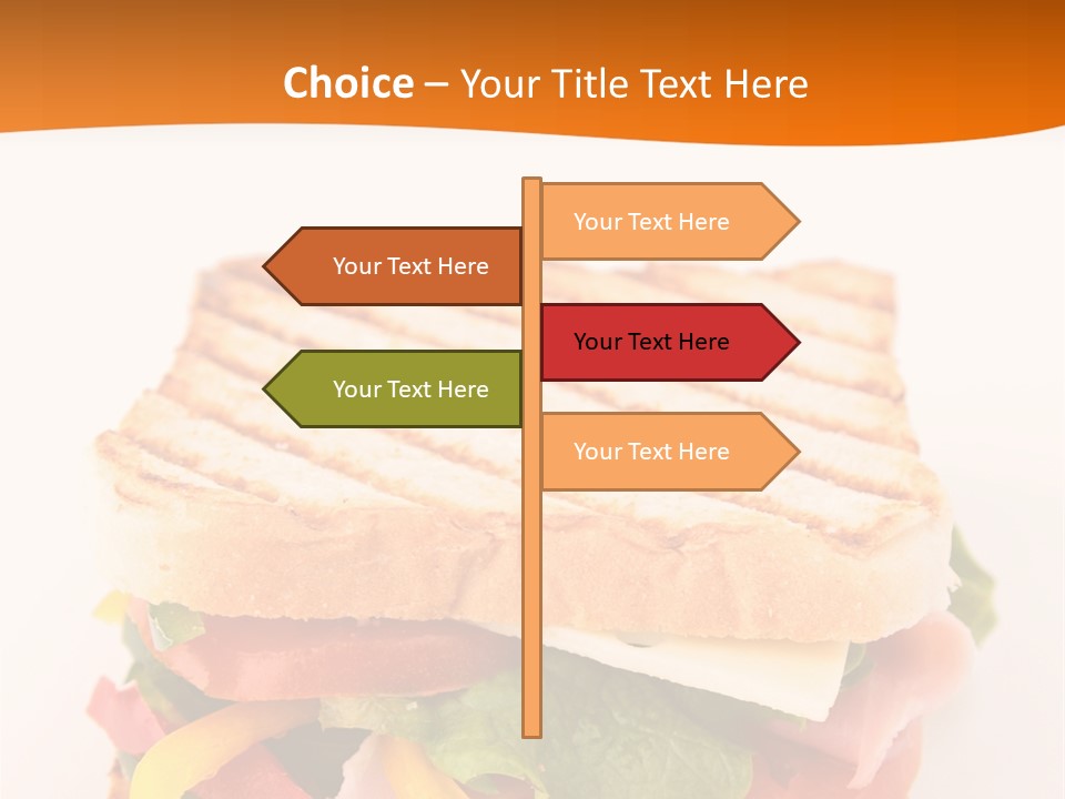 Colorful Cheese Nutrition PowerPoint Template