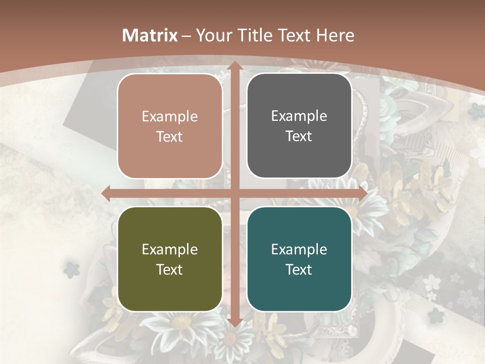 Color Aged Blank PowerPoint Template