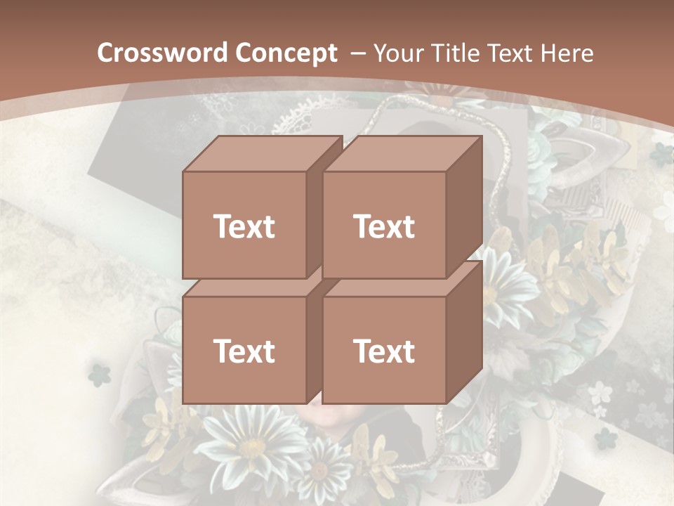 Color Aged Blank PowerPoint Template
