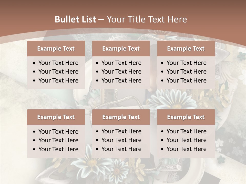 Color Aged Blank PowerPoint Template