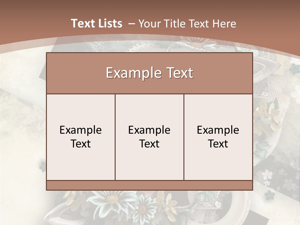 Color Aged Blank PowerPoint Template
