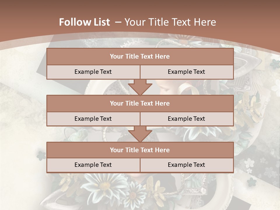 Color Aged Blank PowerPoint Template