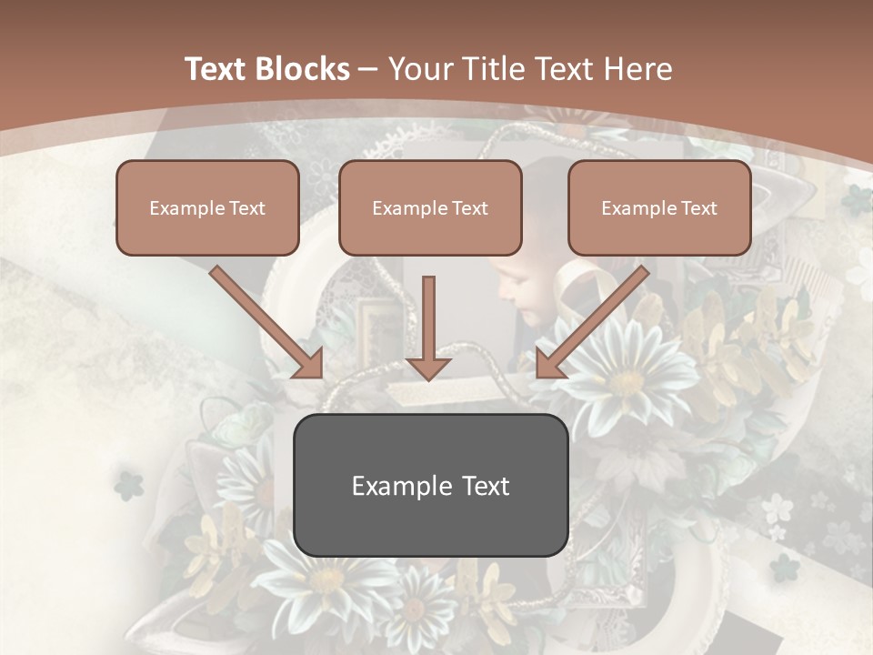 Color Aged Blank PowerPoint Template