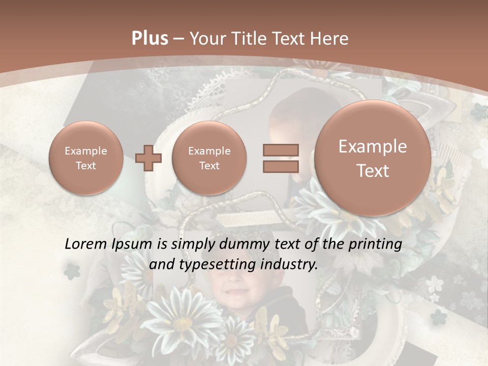 Color Aged Blank PowerPoint Template