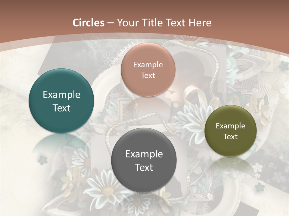 Color Aged Blank PowerPoint Template