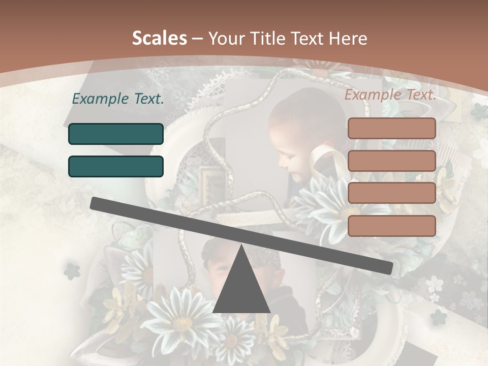 Color Aged Blank PowerPoint Template