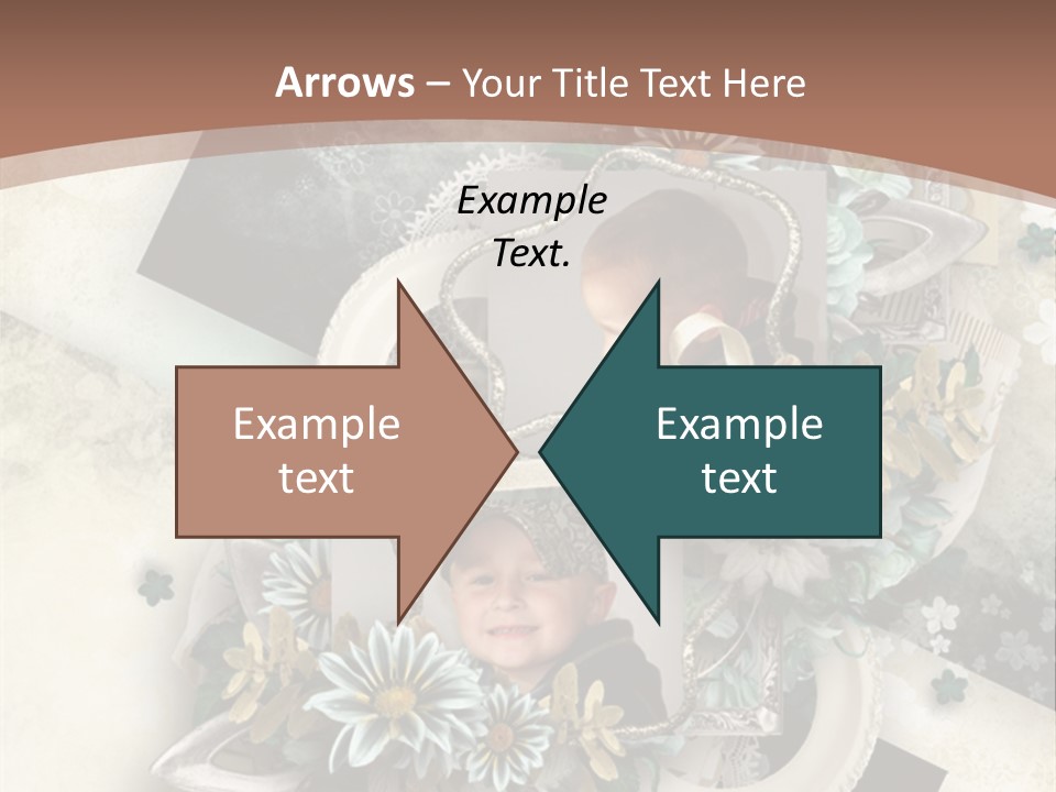 Color Aged Blank PowerPoint Template