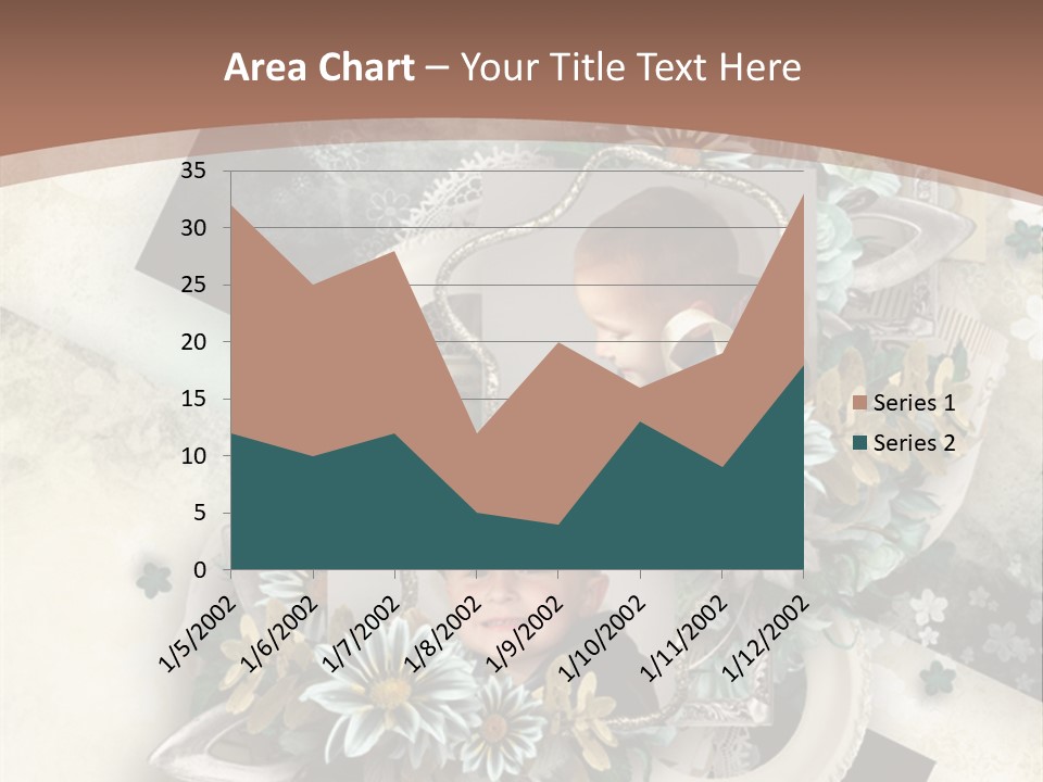 Color Aged Blank PowerPoint Template