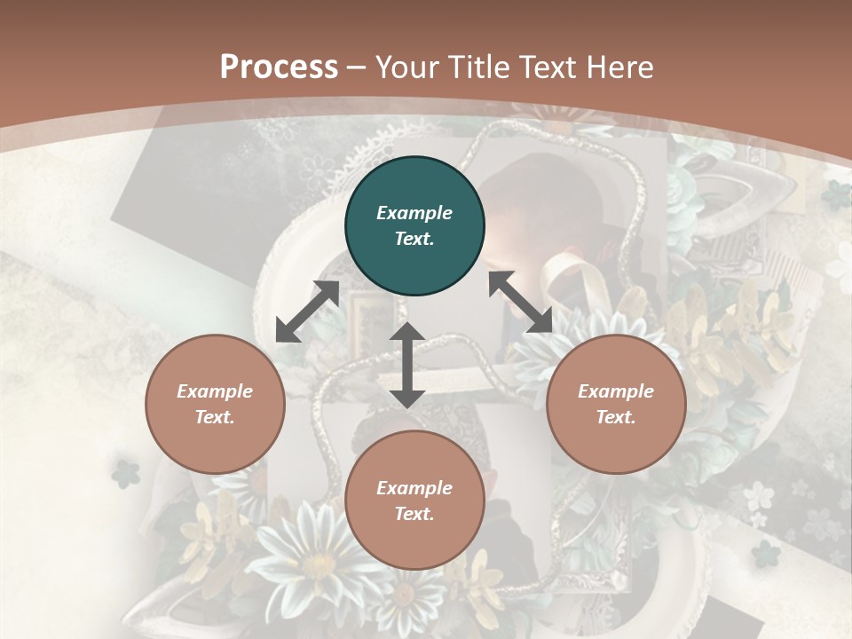 Color Aged Blank PowerPoint Template