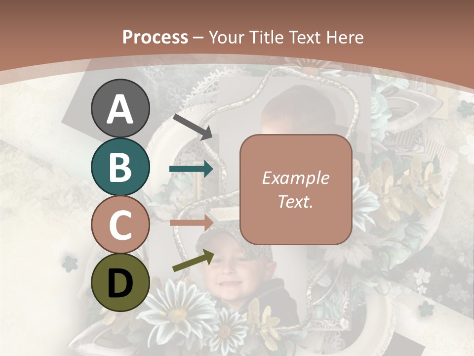 Color Aged Blank PowerPoint Template