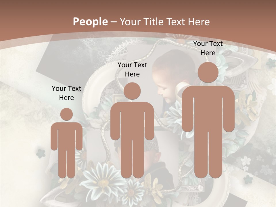 Color Aged Blank PowerPoint Template